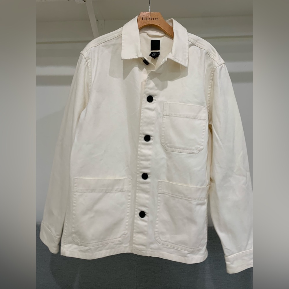 H&M White Jean Jacket